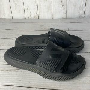 Adidas Triple Black Unisex Alphabounce Slide Sandal